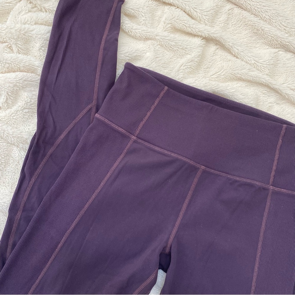 Athleta high-rise leggings plum purple Sz S - Picture 4 of 6